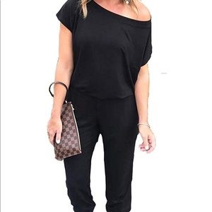 NWT amazon black jumpsuit